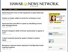 Tablet Screenshot of hawaiinewsnetwork.com